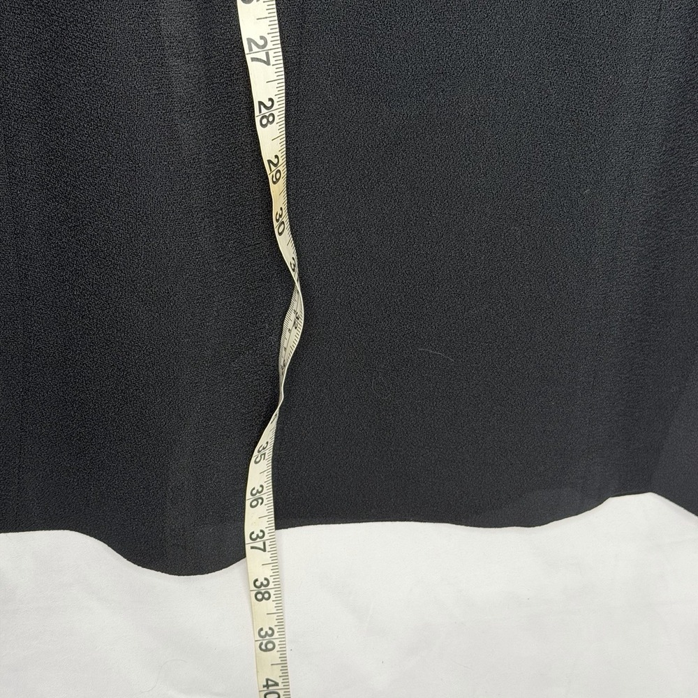 Lauren Ralph Lauren Black 100% Wool Sleeveless MIDI Sheath Dress Women's 14 USA - Picture 7 of 8